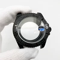 Черный водяной призрак корпус из сапфирового стекла 40MM из нержавеющей стали корпус для 8215/821A/NH35