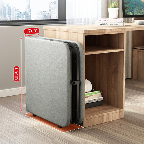 Soft folding bed, office lunch break sheet, single home nap bed, dormitory simple bed, reinforced accompanying hard board bed