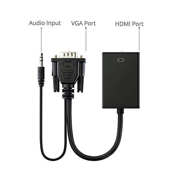 VGA to HDMI with audio