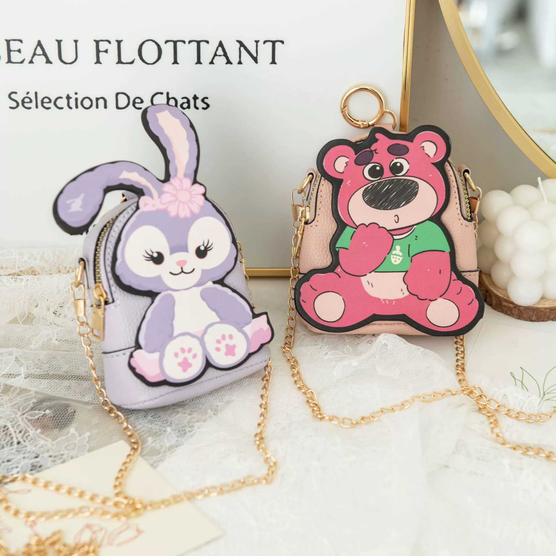 Mobile phone, wallet, brand shoulder bag, cute small phone bag, handheld coins for keys