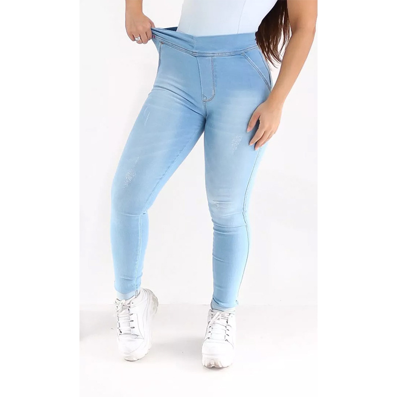 Dameskleding Damesjeans Slim-fit damesjeansbroek_voghion.com