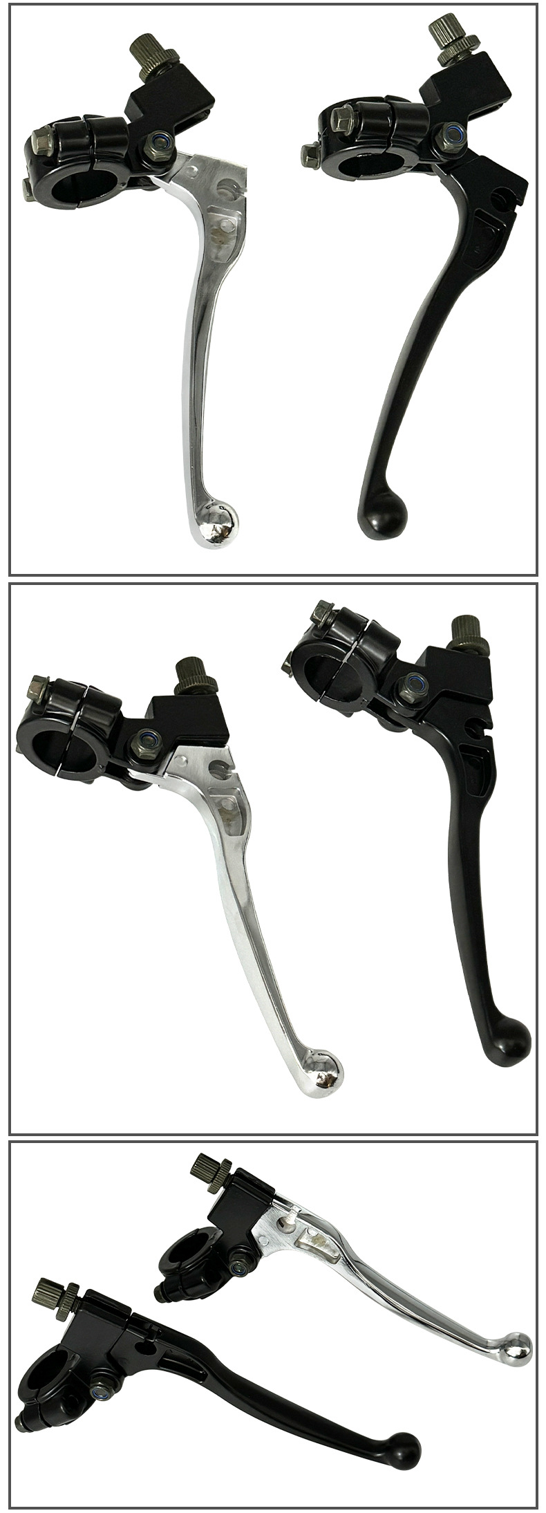 Motorcycle off-road vehicle handlebar assembly ATV 50-140CC left clutch handle handle brake handle