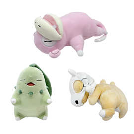 跨境新品sleep plush菊草叶呆呆兽可拉可拉睡姿系列毛绒玩偶公仔