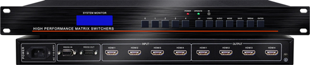 思音SYYP    HDMI0404 HDMI矩阵4进4出