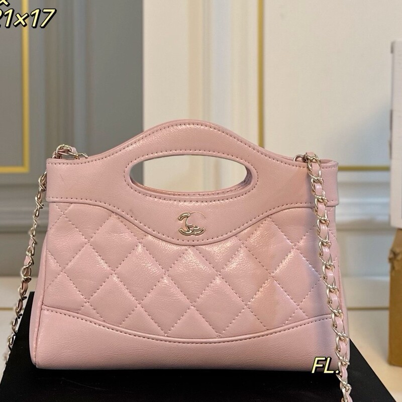 31bag Chanel high-end version sheepskin full steel hardware diamond pattern chain handbag shoulder crossbody bag 31bag Chanel high-end version sheepskin full steel hardware diamond pattern chain handbag shoulder crossbody bag