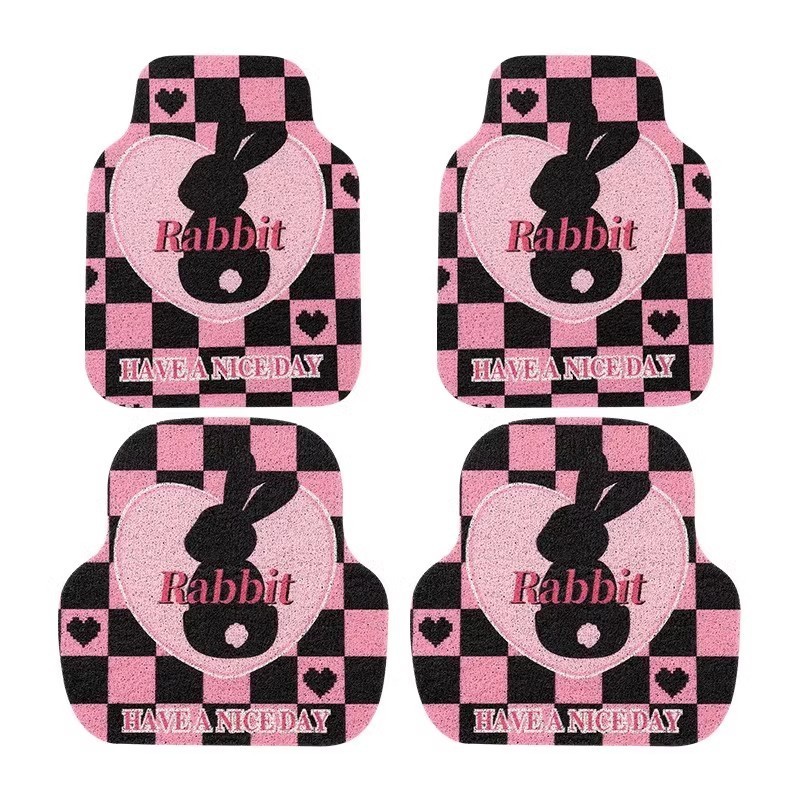 女の子用カーマット、かわいいカーマット、フロアマット、車内汚れ防止マット、ユニバーサルメインドライビングワンピースカーマット|undefined
