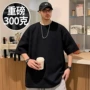 加大码重磅美式短袖t恤