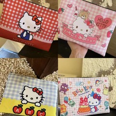 原创新款高颜值卡通HelloKitty猫女生可爱手拿包大容量精致化妆包