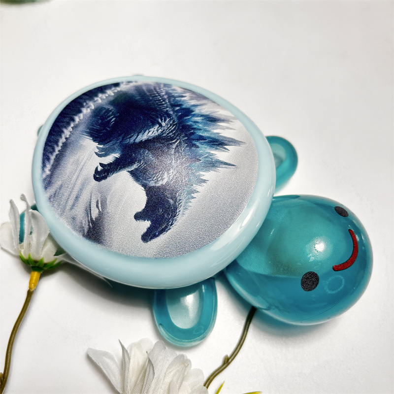 빛나는 파란색 인쇄