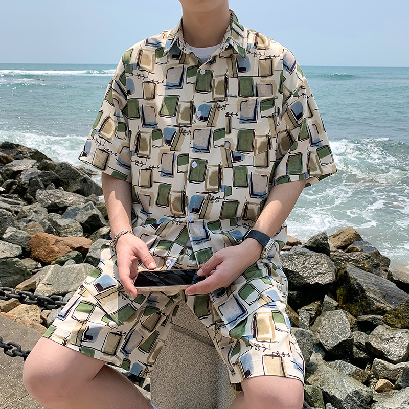 TZ527 비치 슈트 그린