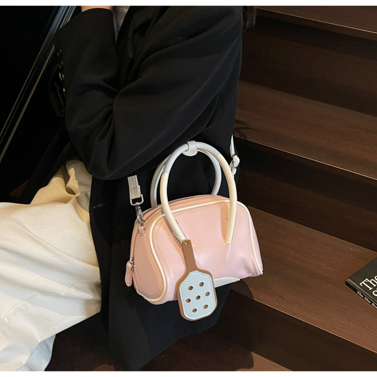 Borsa donna stile baseball borsa a tracolla casual elegante_voghion.com