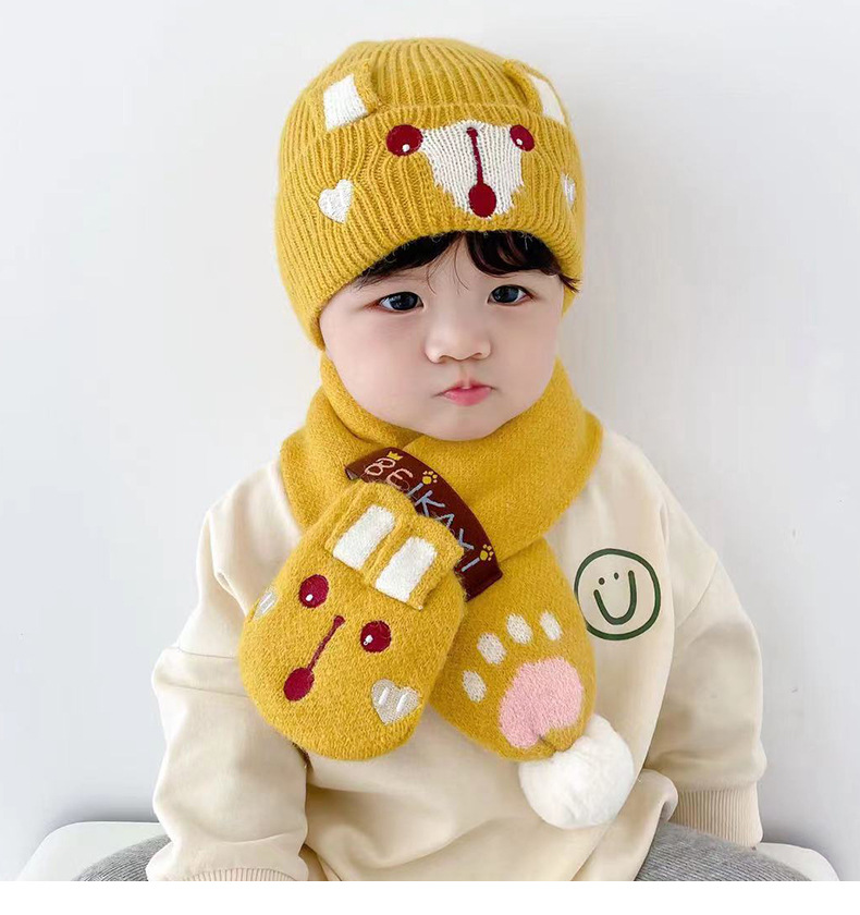 Children Unisex Cute Animal Wool Cap display picture 3