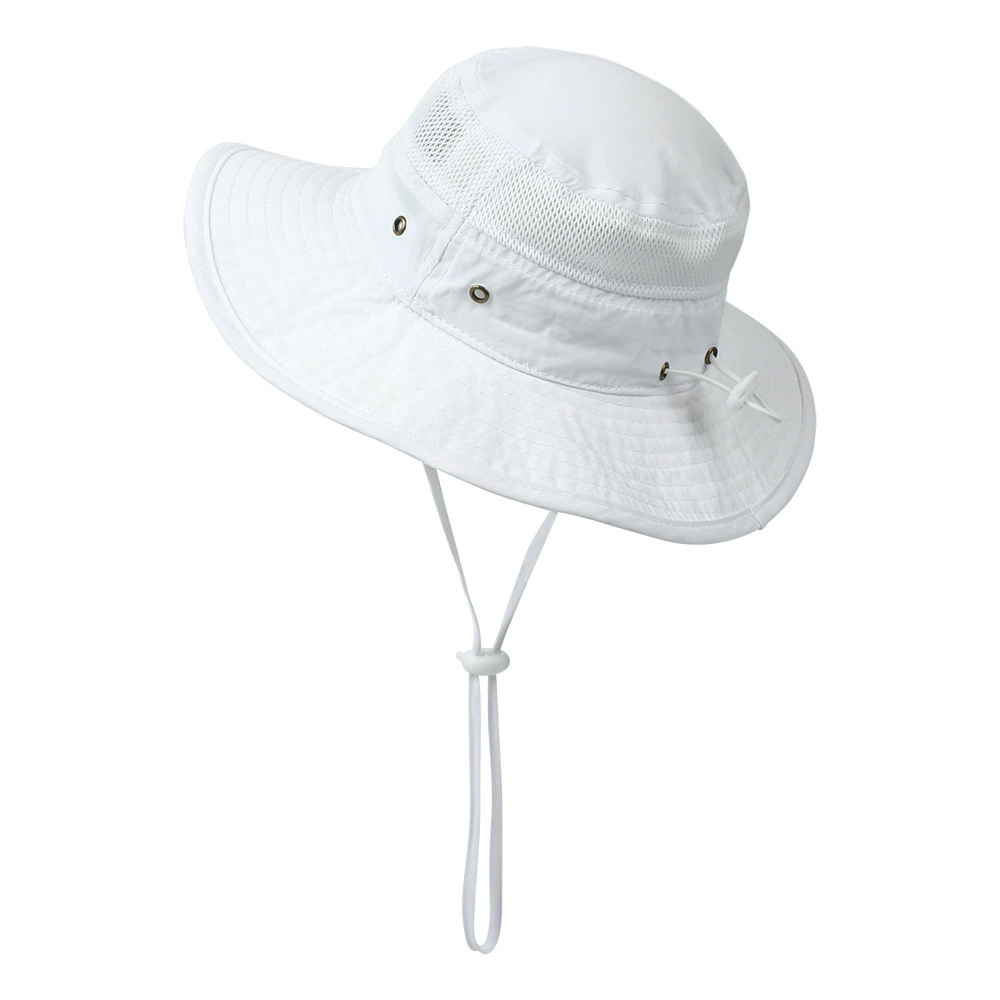 2021 Summer Boonie Bucket Hats For Kids Fisherman Hats With Wide Brim Sun Fishing Bucket Hat Breathable mesh polyester quick cut baby essential 