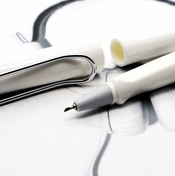 Pen core carving knife sticker cutting knife round pen knife replacement needle pen core diary model