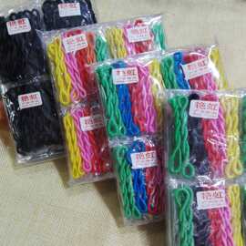 简约经典老式艳虹头绳纯手工小时候怀旧橡皮筋怀旧发圈2元店 批发