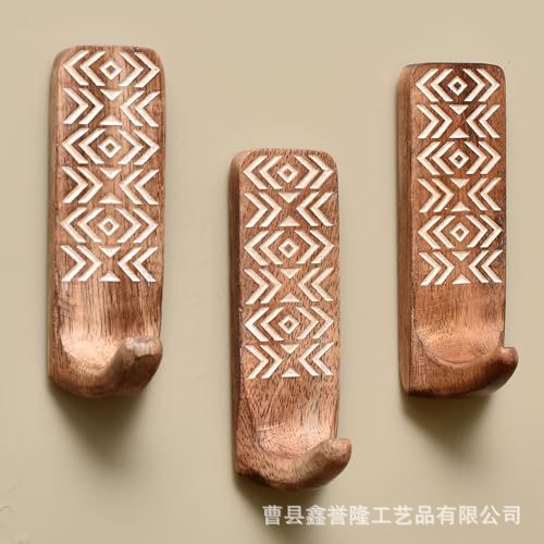 Wooden Hook Wall Shelf Behind the Door, Entryway Coat Hook, Bedroom Hat Decoration, Key Holder, Kitchen Storage Wooden Hook Wall Shelf Behind the Door, Entryway Coat Hook, Bedroom Hat Decoration, Key Holder, Kitchen Storage