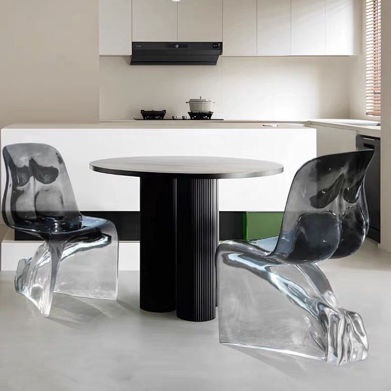 透明餐椅铂晶艺术餐厅会所酒店意大利创意潘东椅椅子凳子设计树脂