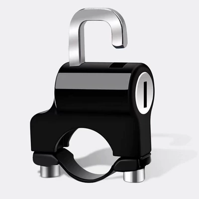 Metal Electric Battery Motorcycle Helmet Lock Anti-Theft Fixed Hat Half Helmet Hat Full Helmet Hook (Helmet lock) - metal-helmet-lock-set