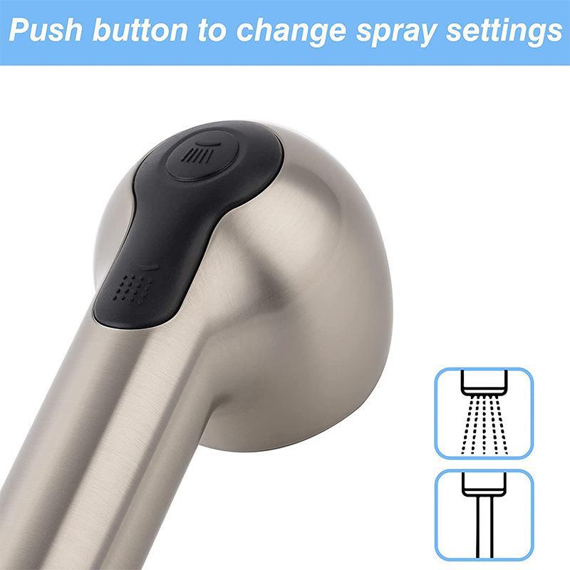 ABS shower head, kitchen sink, pull-out faucet, small shower head, two-function handheld shower head Specification drawing