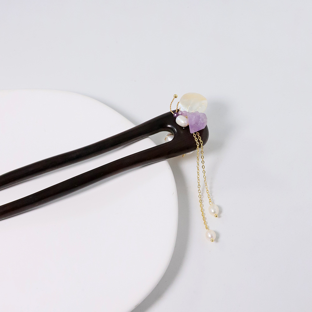 Antiguo estilo fluido de pellizco para mujeres de alto nivel estilo de vestimenta china nuevo estilo chino pellizco de madera paso pellizco pellizco al por mayor