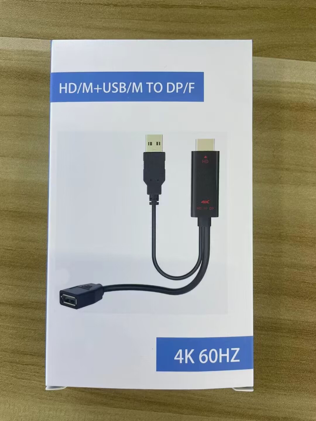 HDTV a gran cable de conversión DP 4K60Hz HD cable de monitor HDTV a DP HDMI a DP