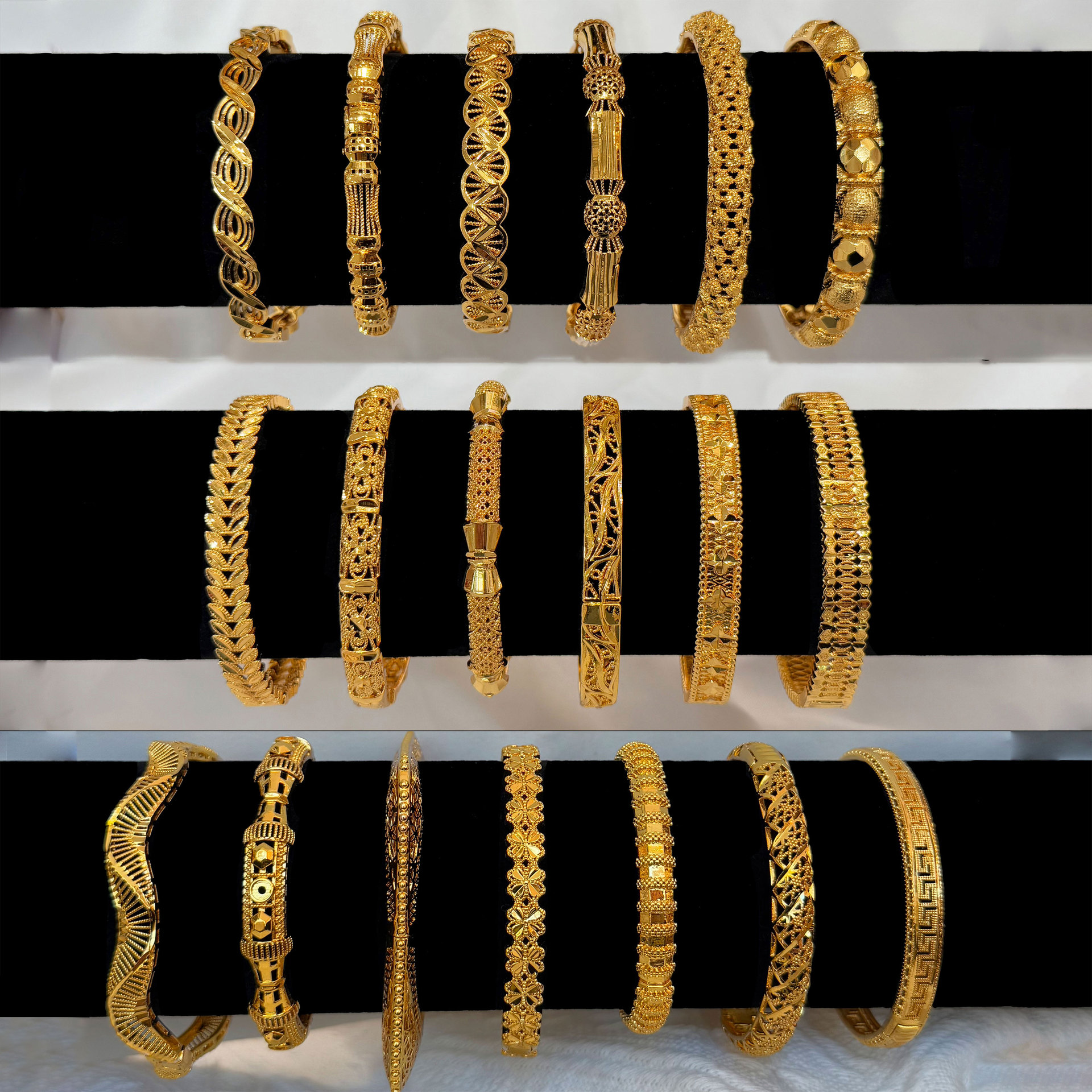 Copper golden retro ethnic bracelet