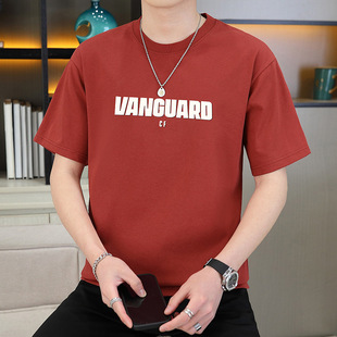 Explosions men's short sleeve fashion brand round neck half sleeve 2024 summer bottoming shirt this year's popular T-shirt men
