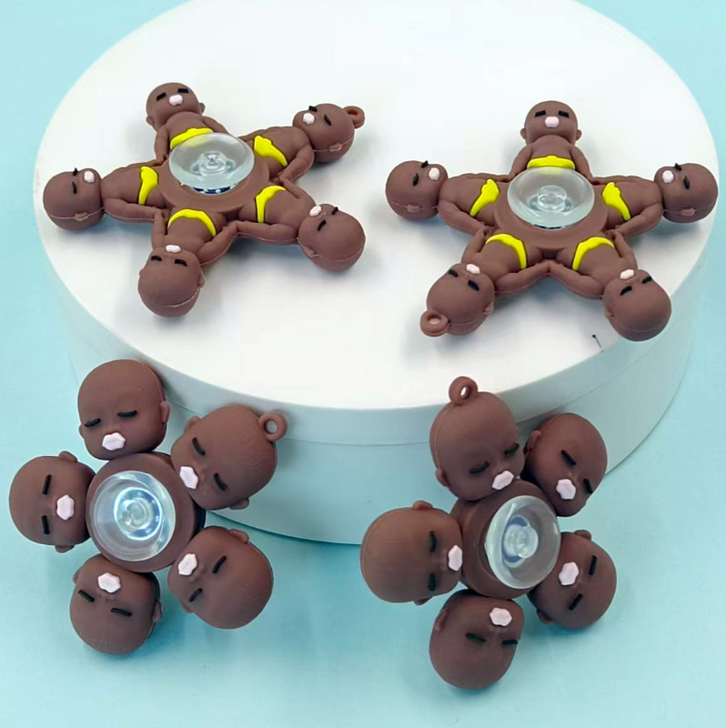 Creative Stress-Relief Gadget Natasha Doll Spinner Pvc Soft Rubber Natasha Fingertip Spinner Natasha Toy Wholesale Creative Stress-Relief Gadget Natasha Doll Spinner Pvc Soft Rubber Natasha Fingertip Spinner Natasha Toy Wholesale