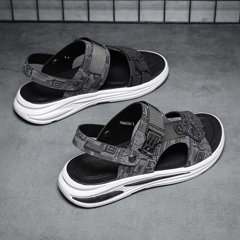 2024 verano nuevo versátil sandálias casuales sandalias de moda al aire libre para hombres zapatillas deportivas para hombres