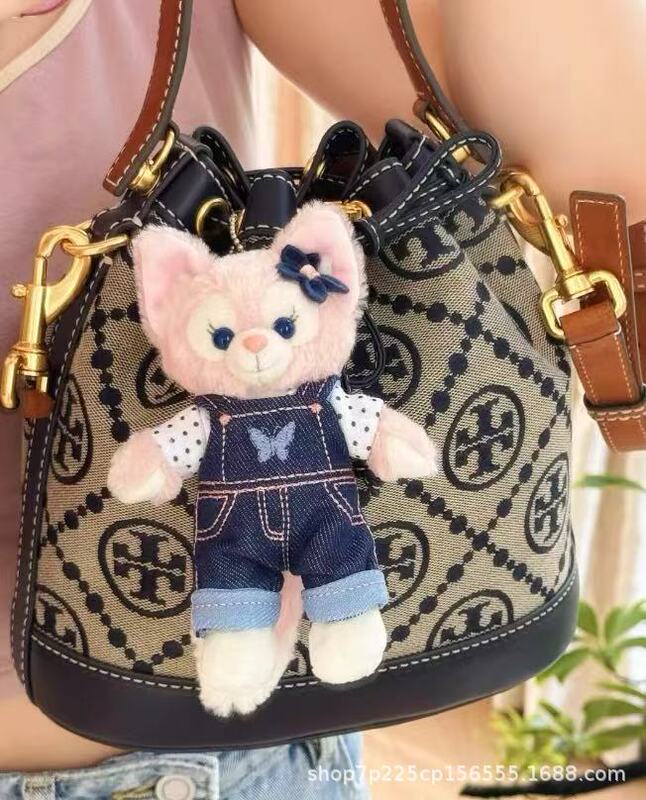 リンナベルキツネスクールバッグペンダント人形かわいいバッグペンダント人形ぬいぐるみキーホルダーギフト女性のための|undefined