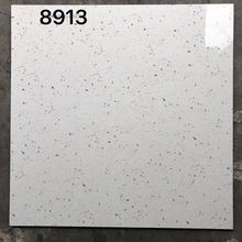 亮光通体水磨石800*800店面耐磨大板地砖白色水泥灰微晶石瓷砖