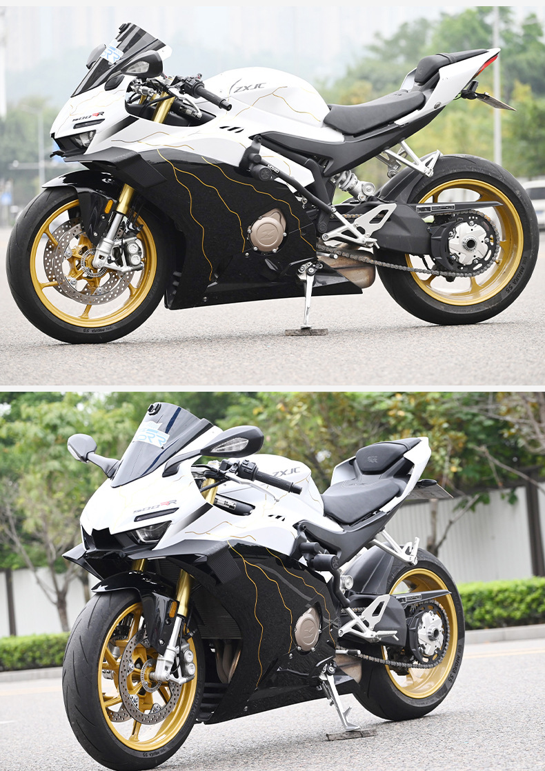 Suitable for Zhang Xue Motorcycle 500Rr Bumper, Motorcycle Front Guard Bar with Built-In Spring, Anti-Fall Competitive Guard Bar Cover