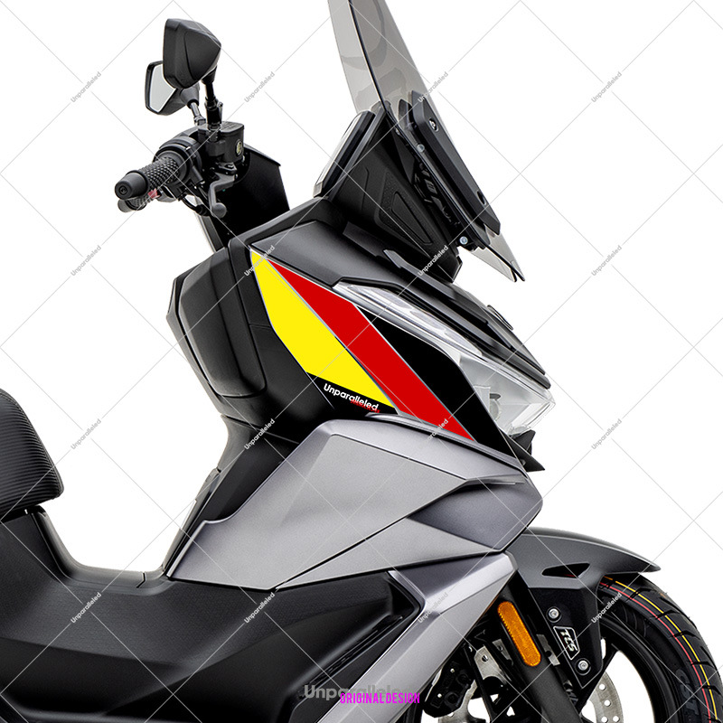 Adecuado para 25 Promise SR250GT Carrocería Impresión Decoración impermeable Pegatina Pegatina Modificación Accesorios