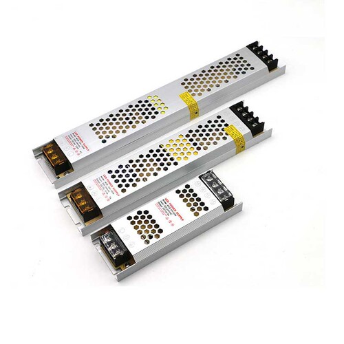 12V24V48V linear light line light ultra-thin light box power supply led black diamond low voltage light strip light strip power supply