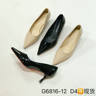 G6816-12��ʽ���^��Ƥ��ЬŮ26�¿�\��؈���߸�Ь�ٴ���|ͨ��Ь