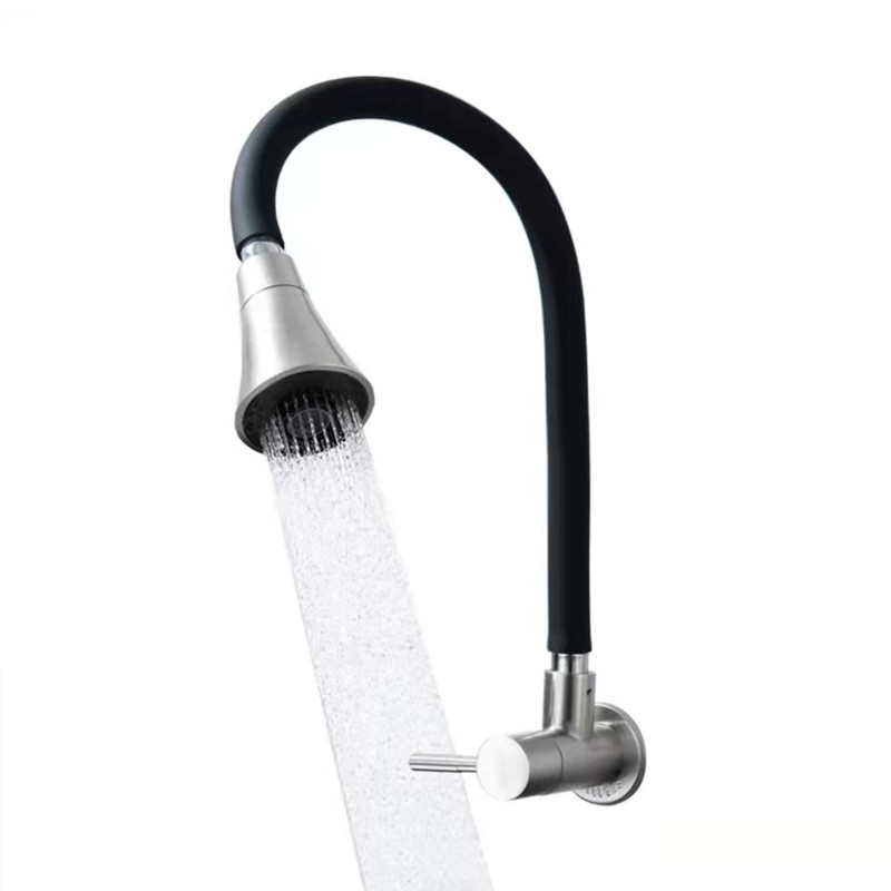 304 stainless steel single-cooling universal faucet, kitchen sink, vegetable basin, sink, balcony splash-proof faucet undefined