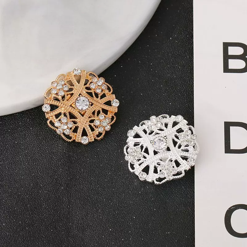 韩国花朵小胸针别针 合金丝巾扣两用配饰领针 厂家批发百搭饰品