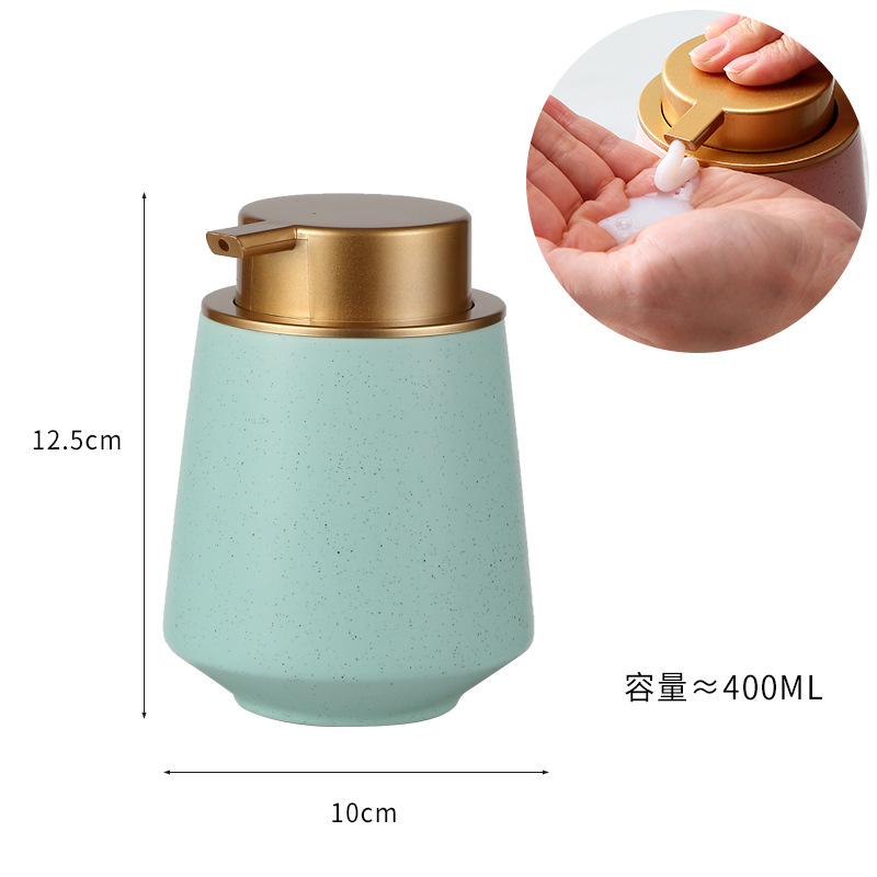 Loción oro cubierta geométrica recta verde