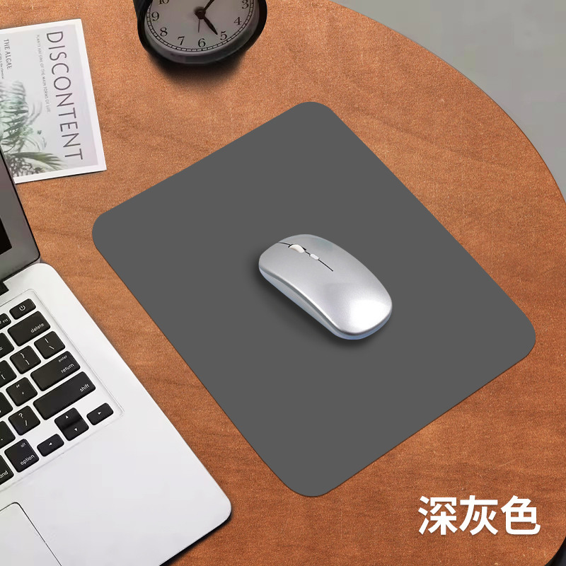 レザーマウスパッド オフィス用コンピューターデスクパッド 工場卸売 広告 ゲーム シンプル 無地 小型マウスパッド|undefined