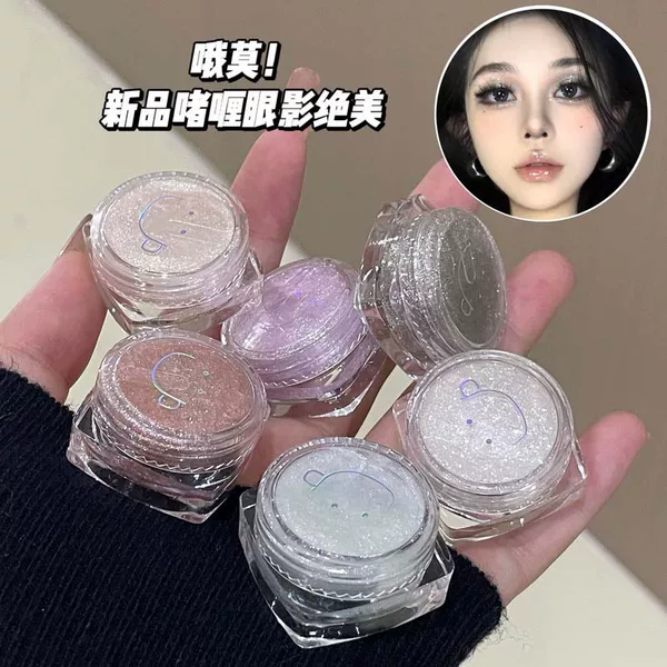 FAICCIA ~ heart-to-heart flash monochrome gel eye shadow can be painted to cut off fine flash makeup to brighten liquid highlights