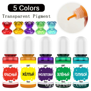 5ɫһ��͸��ɫ����y�ֹ�DIY��֬�{ɫ����ɫ���ߝ�ȟo��Ⱦɫ��