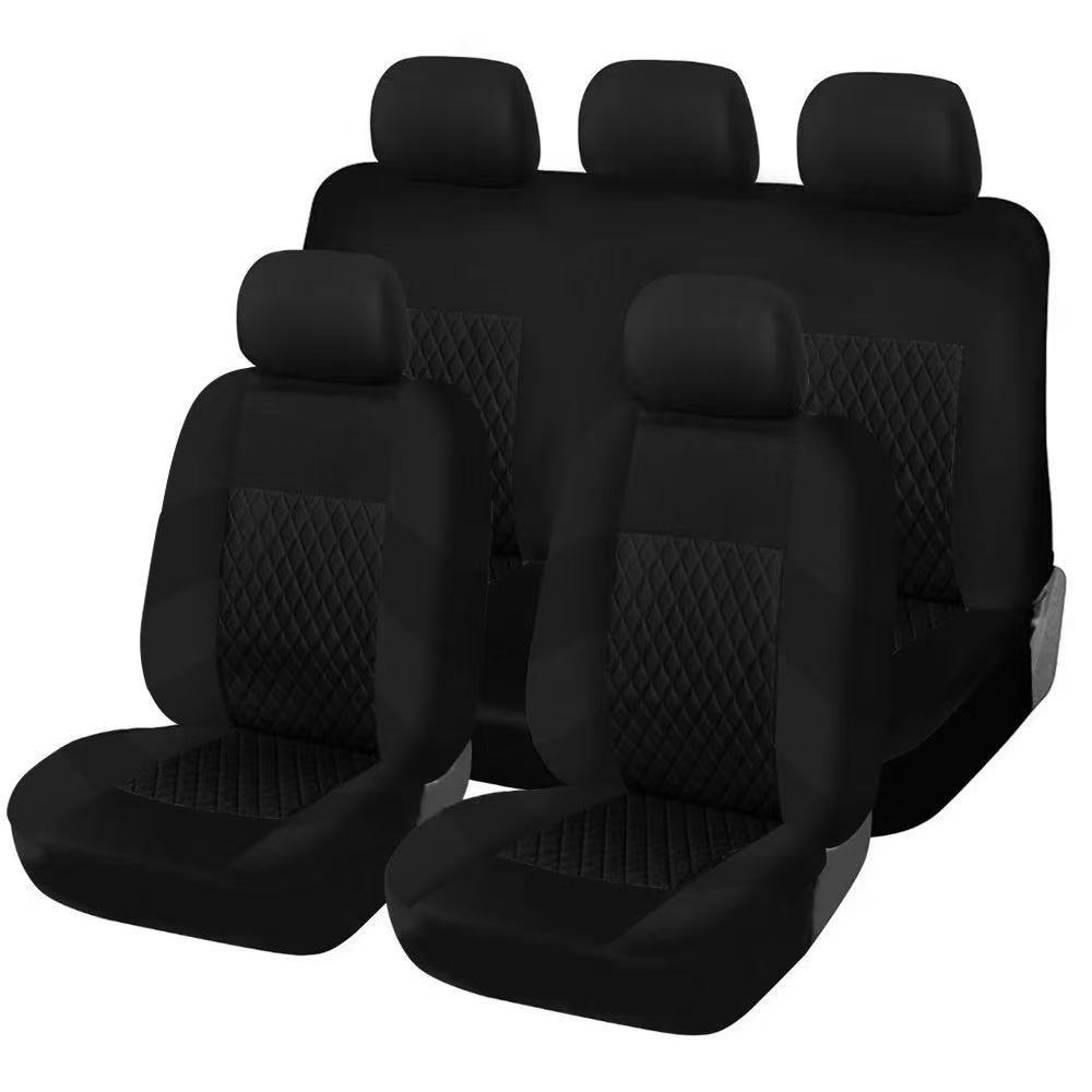 Car Seat Full Set Breathable Non-Slip Interior Decorative Cushion Universal Seat Cushion Cover for Front and Rear Seats