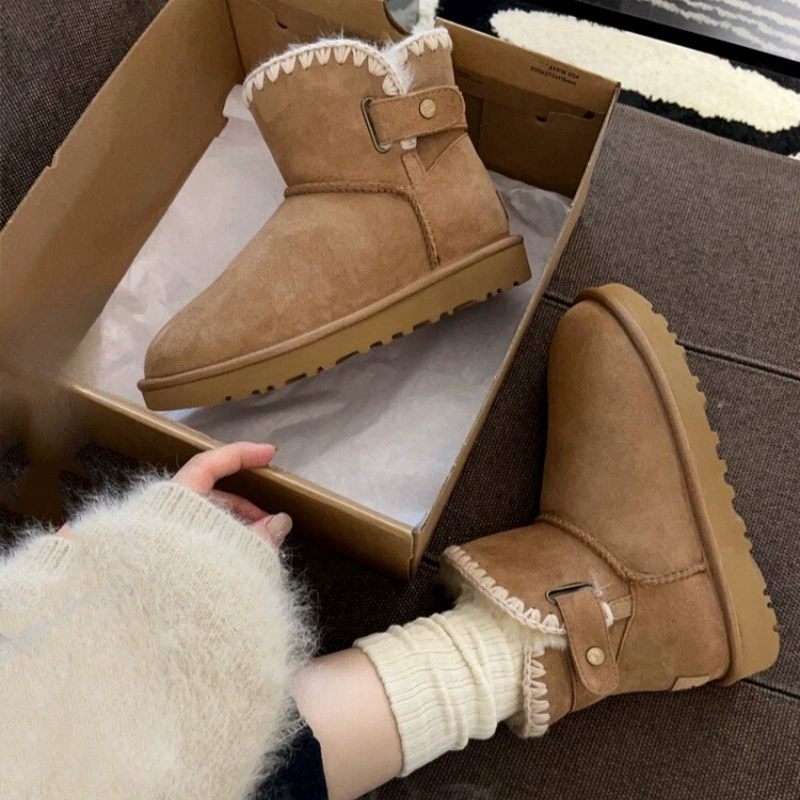 Woven winter non-slip keep warm boots, 2024 years