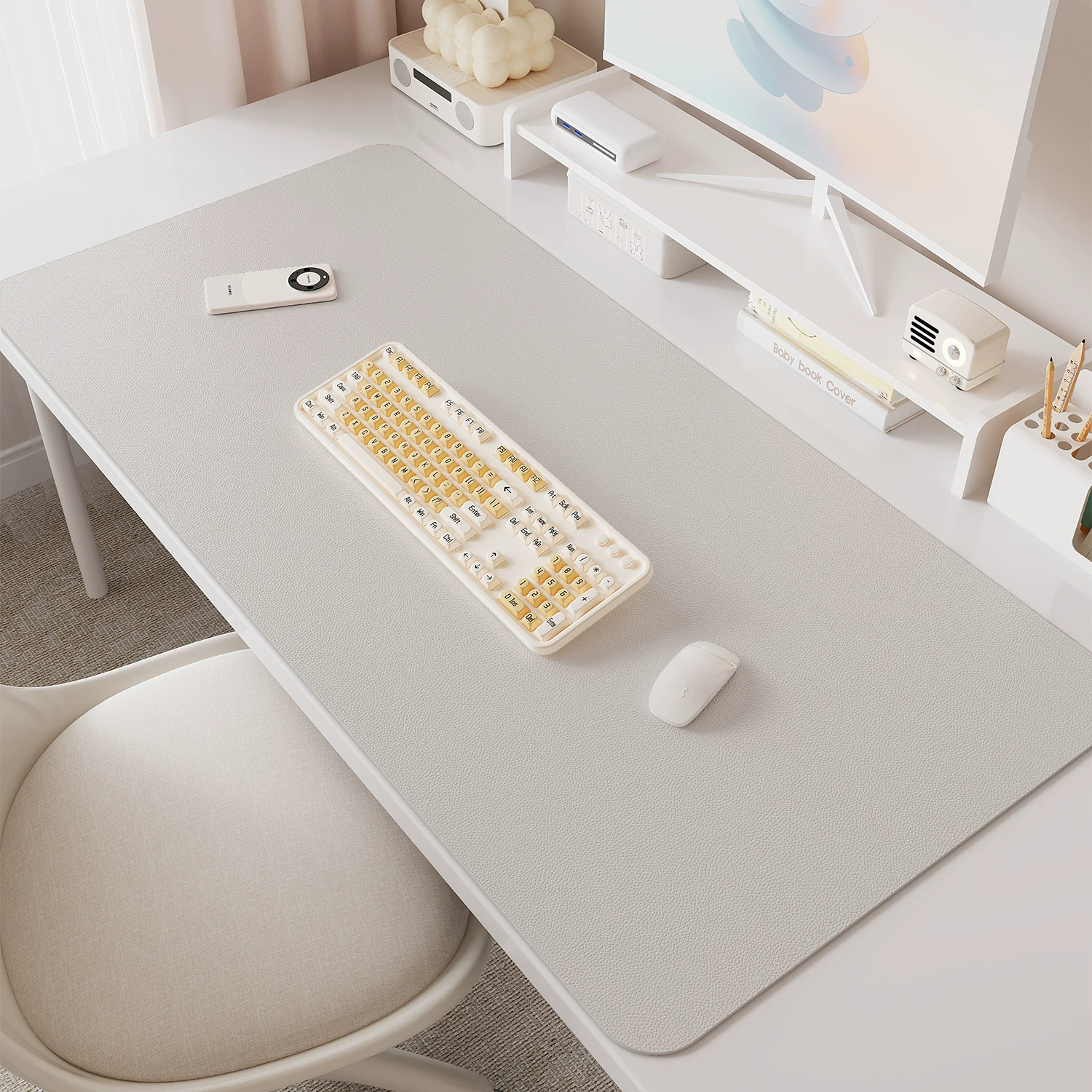 Waterproof Desk Mat Non-slip Leather from Yomiego