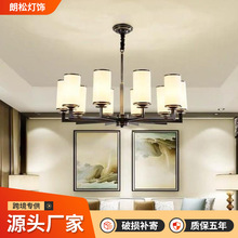 新中式吊灯全铜大堂客厅禅意餐厅饭厅现代简约大气别墅会所卧室灯