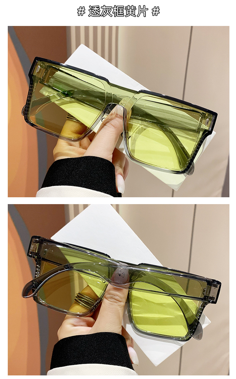 Travel, Street Occasion Square Pattern Unisex Gender Casual Style Casual Square Tac UV400 Protection Square Full Frame Women's Sunglasses