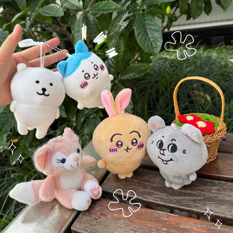 新しい超かわいい Jiyikawa インターネット有名人スターデューリナベル人形ペンダントバッグキーホルダーペンダント|undefined