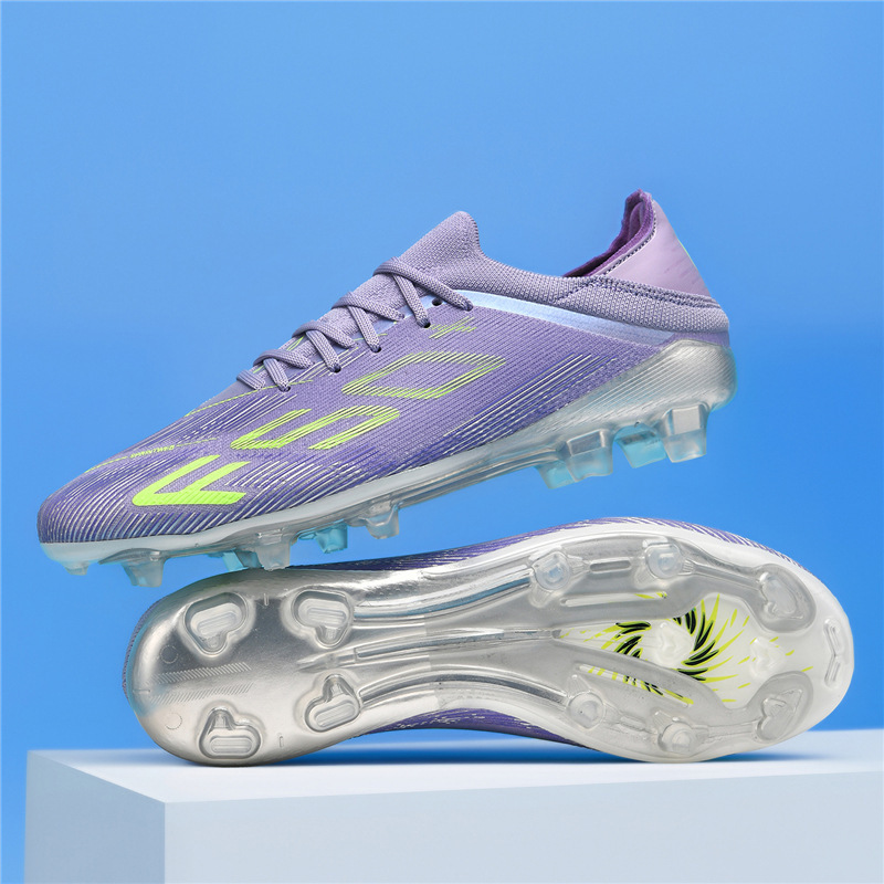Zapatillas de Fútbol de Caña Baja AG de Caucho Transpirable para Césped Artificial