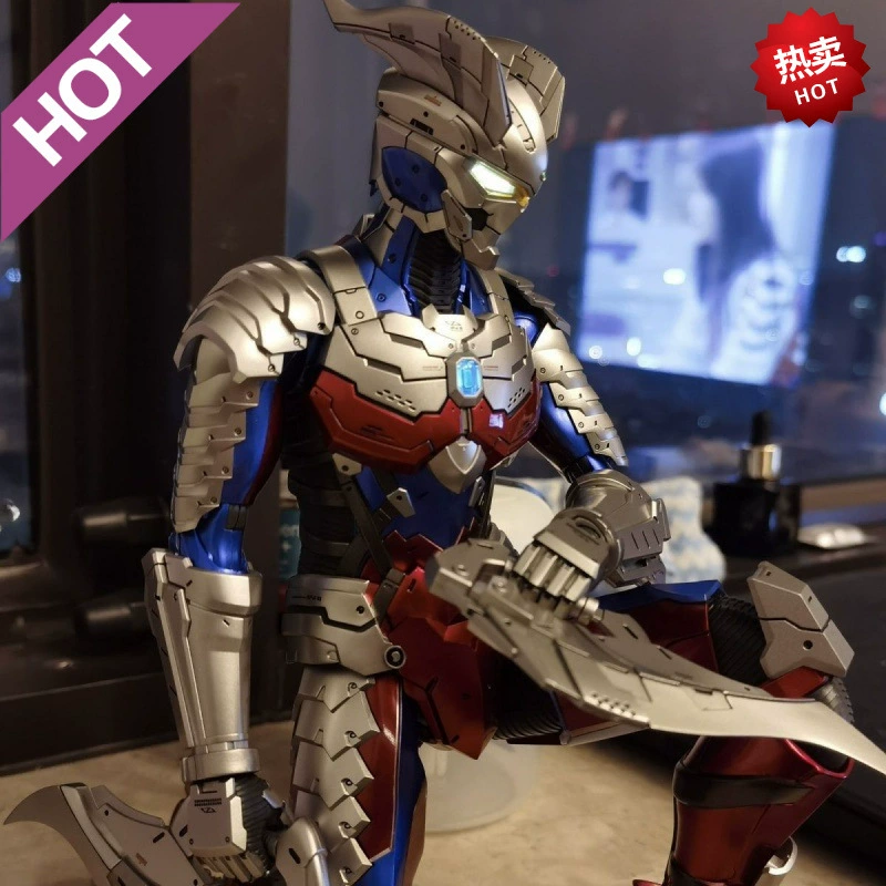 Ультра, многофункциональная подвижная Ultraman Tiga, золотая игрушка для мальчиков, трансформер, кукла