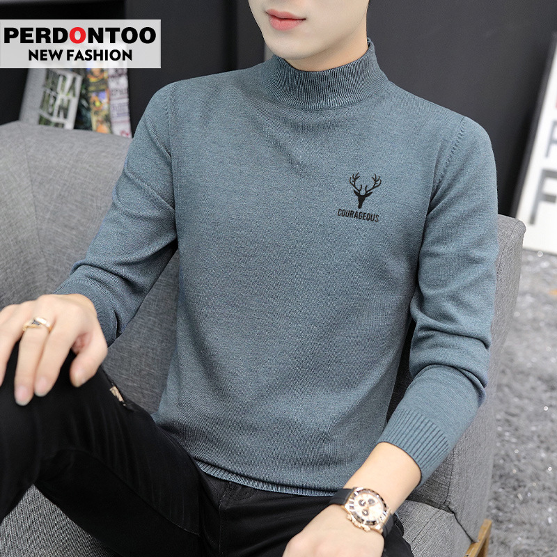 Demi-season base body-friendly keep warm knitted sweater